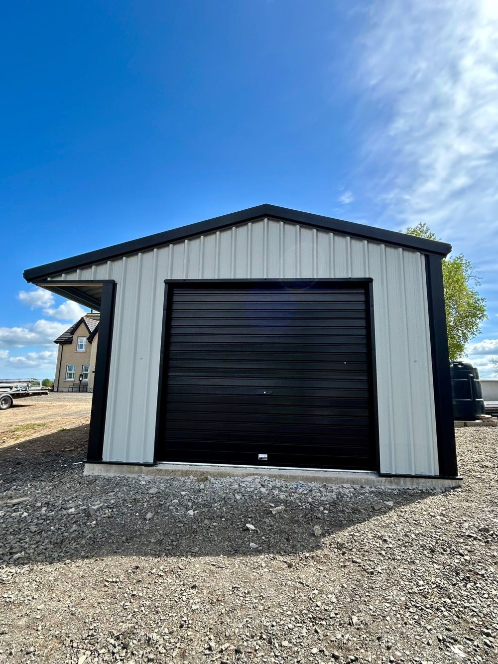 exterior of garden shed