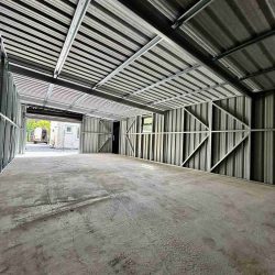 interior of installed modular building