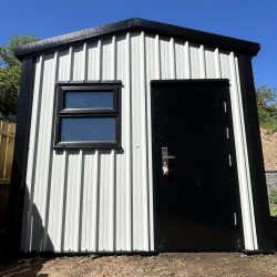 exterior of garden shed by MD Garden Sheds2GO door