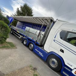 transporting galvanised steel sheds