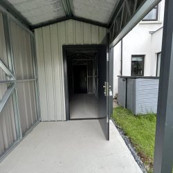 door open of exterior of garden shed by MD Garden Sheds2GO