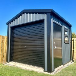 exterior of garden shed