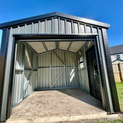 exterior of garden shed