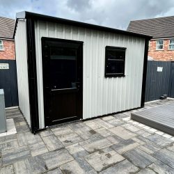 garden shed installation