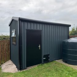 garden shed installation