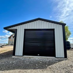 exterior of garden shed