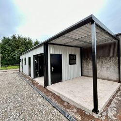 garden shed installation