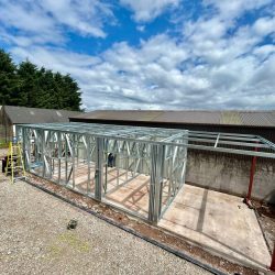 garden shed installation