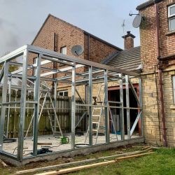 garden shed installation